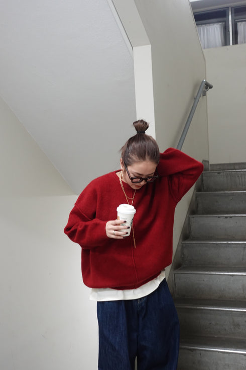 ベーシックルーズニット